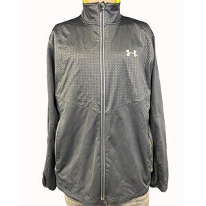 Under Armour Coldgear Men's Black Sweater/Zip Up Sz L SKU 4769
